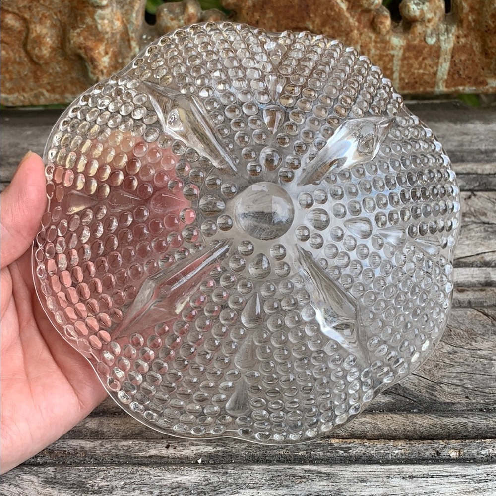 Vintage Hazel Atlas Teardrop Glass Hobnail Bowl - Picture 3 of 9